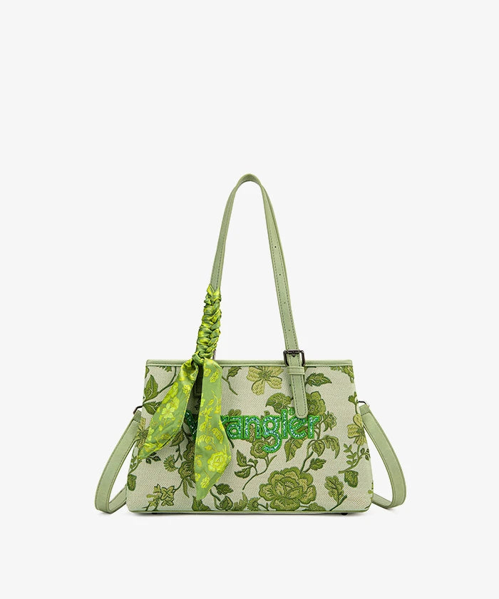 Wrangler Vintage Floral Print Canvas Shoulder Bag