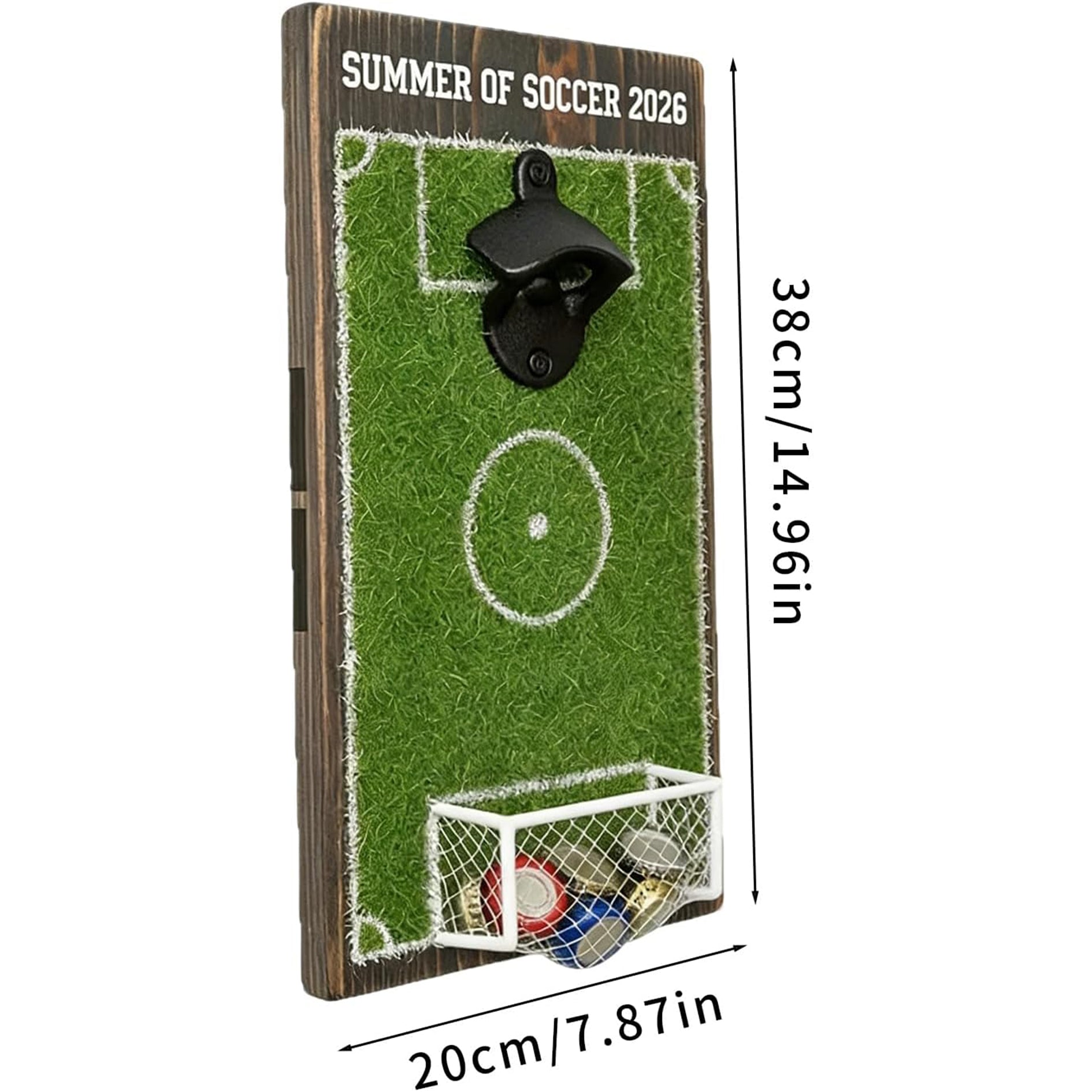 ⚽🔥 SUMMER OF SOCCER 2026 – Bottle Opener Soccer Field Shape 🍻🏆