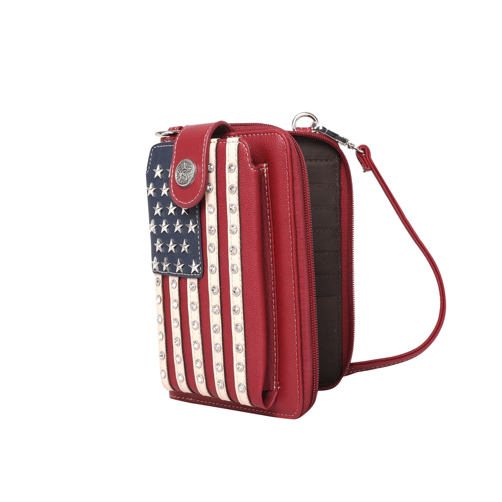 Montana West American Pride Phone Crossbody Bag