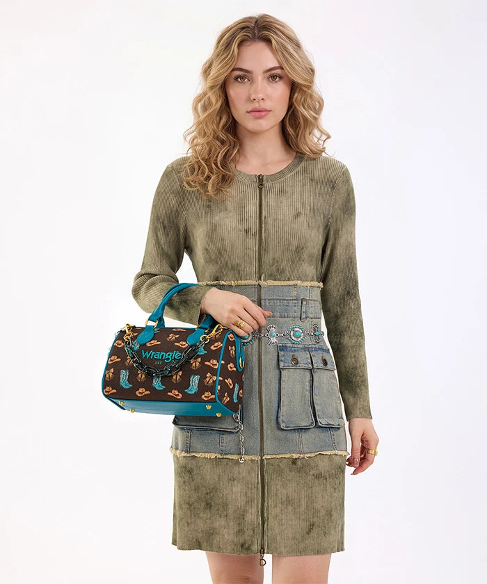 Wrangler Rodeo Icons Western Boston Bag