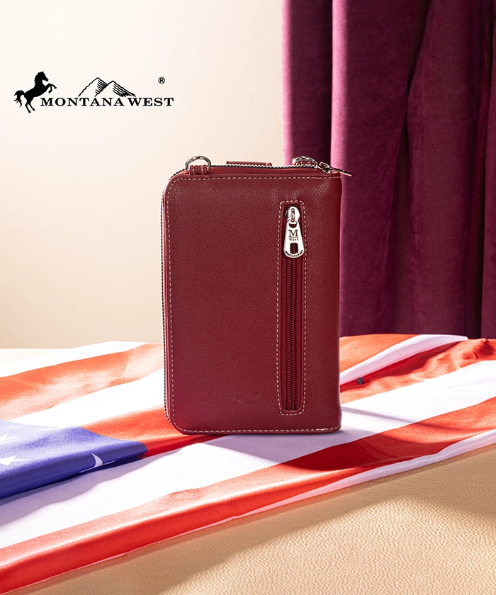 Montana West American Pride Phone Crossbody Bag