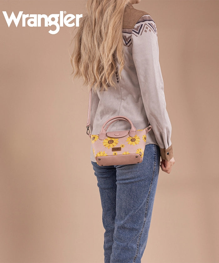 Wrangler Sunflower Print Mini Crossbody Bag