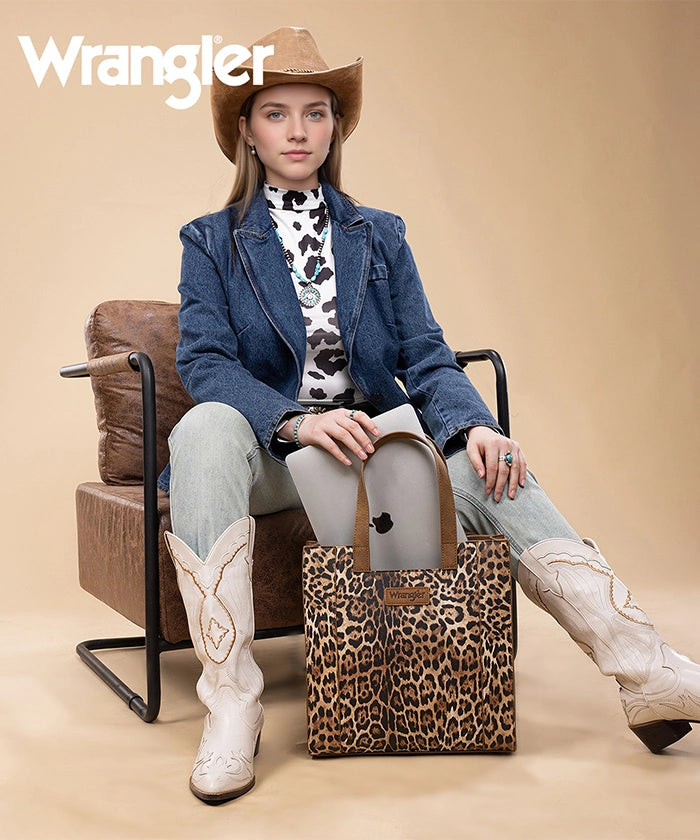 Wrangler Wildside Cheetah Tote Bag