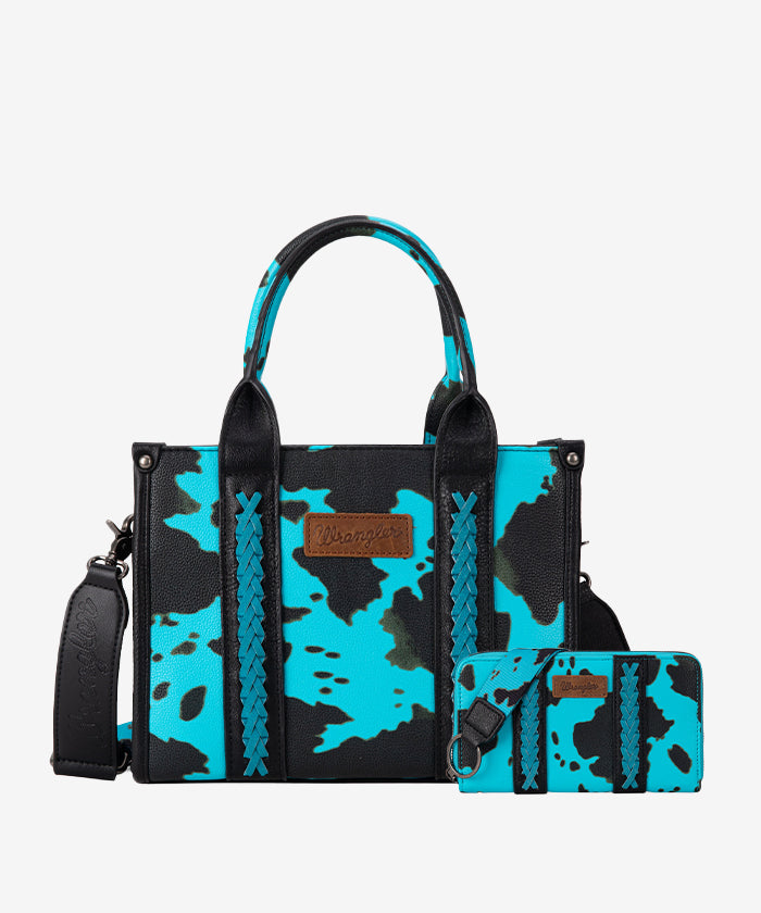 Wrangler Cow Print Concealed Crossbody Bag