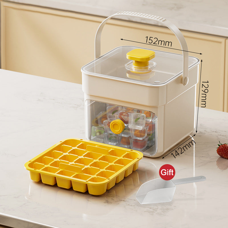 🔥OFFERTA SPECIALE 50% DI SCONTO🔥⏱️ Cubetti di ghiaccio pronti in pochi secondi: basta premere e rilasciare! 🧊✨