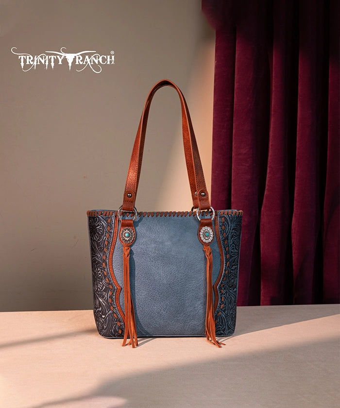 Trinity Ranch Floral Tooled Concealed Carry Tote Bag Collection