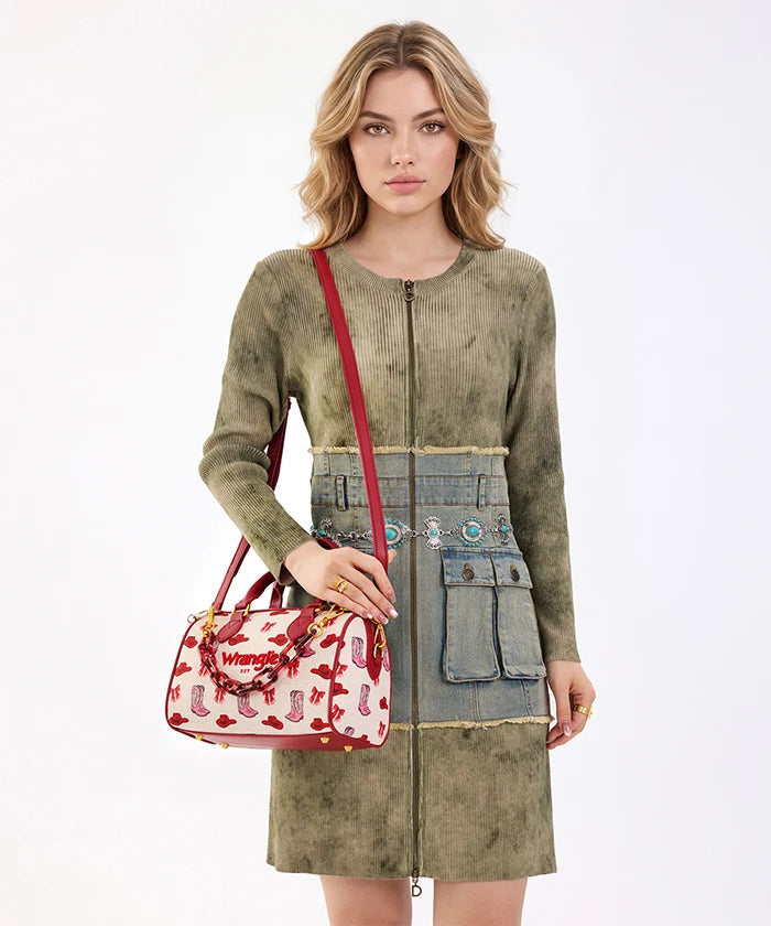 Wrangler Rodeo Icons Western Boston Bag