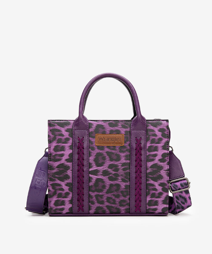 Wrangler Leopard Printed Tote Bag