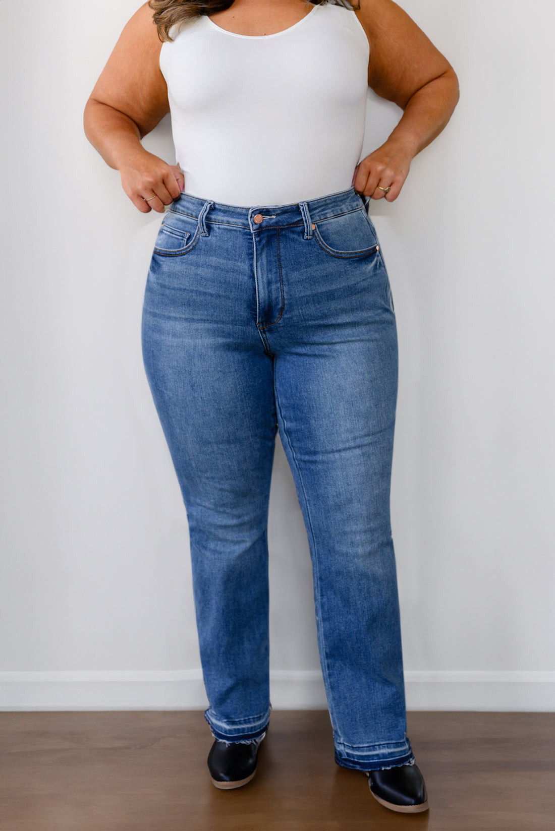 JUDY High-Rise Tummy Control Bootcut Jeans (Buy 2 Free Shipping)