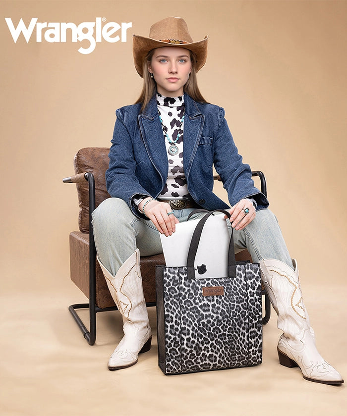 Wrangler Wildside Cheetah Tote Bag