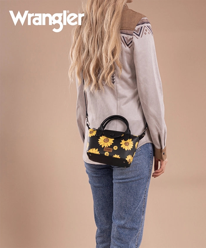 Wrangler Sunflower Print Mini Crossbody Bag