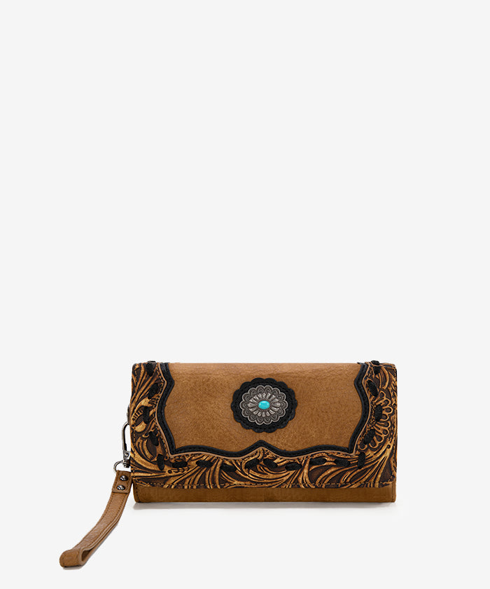 Trinity Ranch Floral Tooled Concealed Carry Tote Bag Collection