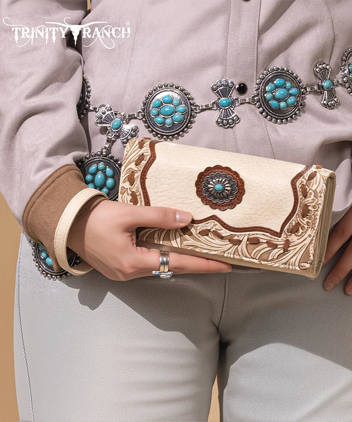 Trinity Ranch Floral Tooled Concealed Carry Tote Bag Collection