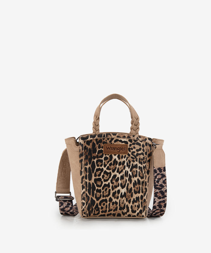 Wrangler Wildside Cheetah Top Handle Tote Bag
