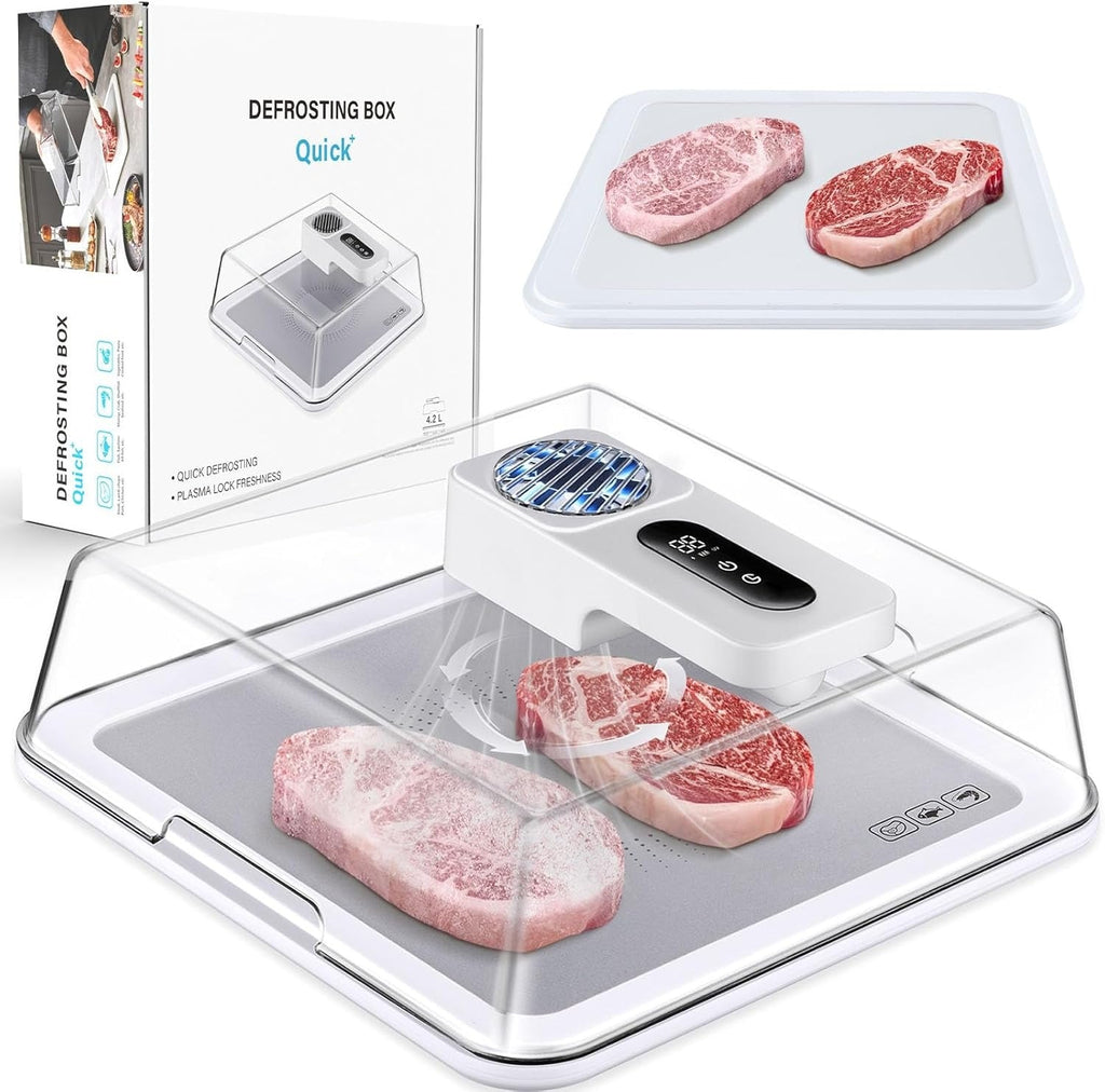 🔥50% OFF Today! M2 Rapid Defrost Tray – Thaw Frozen Meat in Minutes, Not Hours
