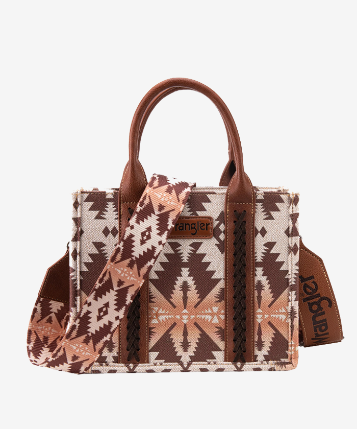 Wrangler Southwestern Crossbody Tote Bag