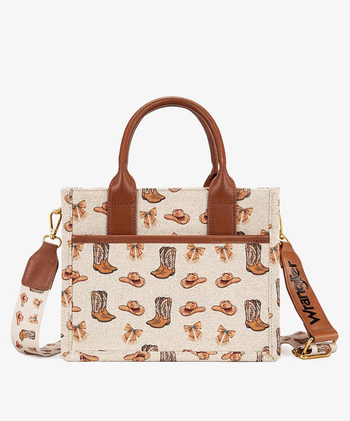 Wrangler Rodeo Icons Canvas Tote Bag