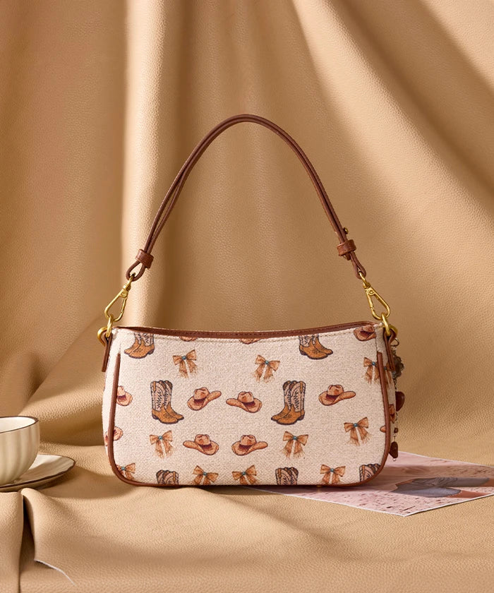 Wrangler Rodeo Icons Western Baguette Shoulder Bag