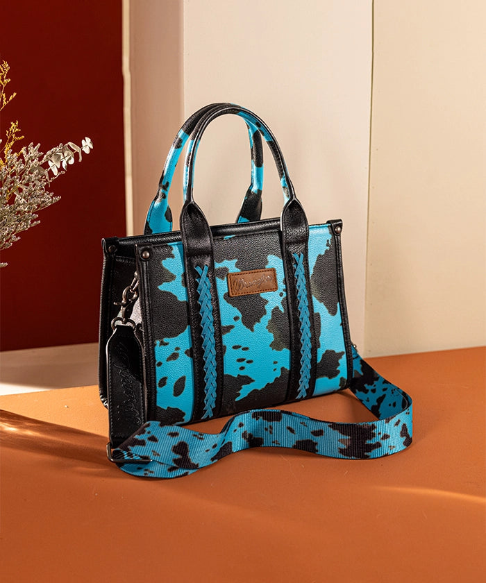 Wrangler Cow Print Concealed Crossbody Bag