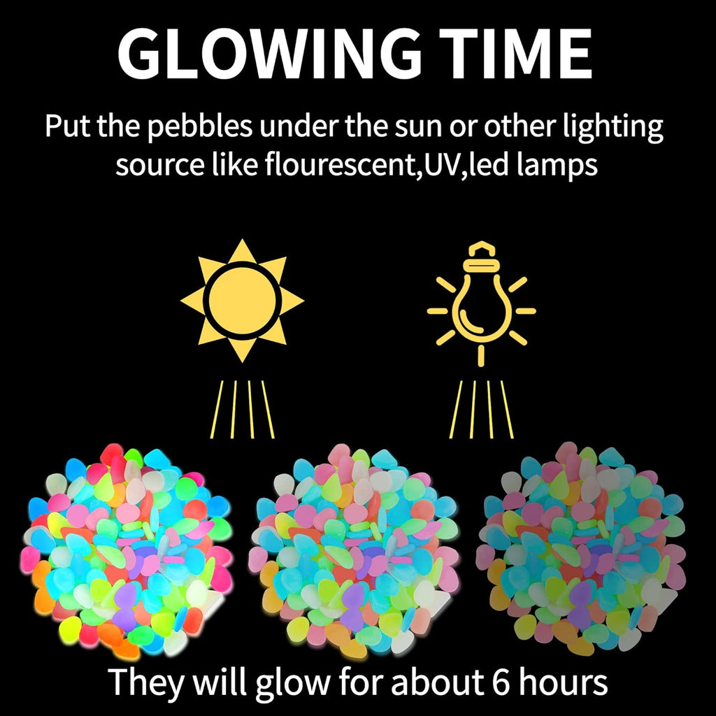🌈Luminous Stones – Mixed Color Glow