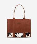 Wrangler Wide Cow Print Tote Bag