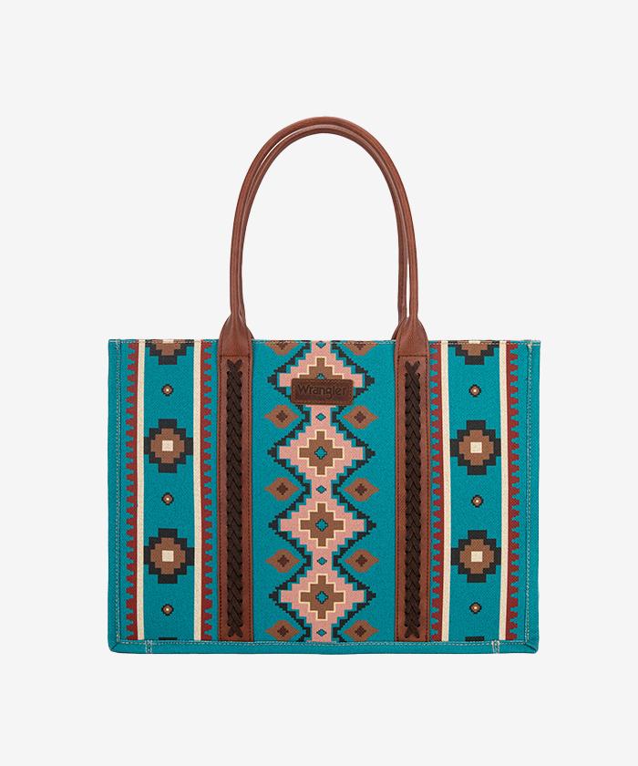 Wrangler Southwestern Crossbody Tote Bag