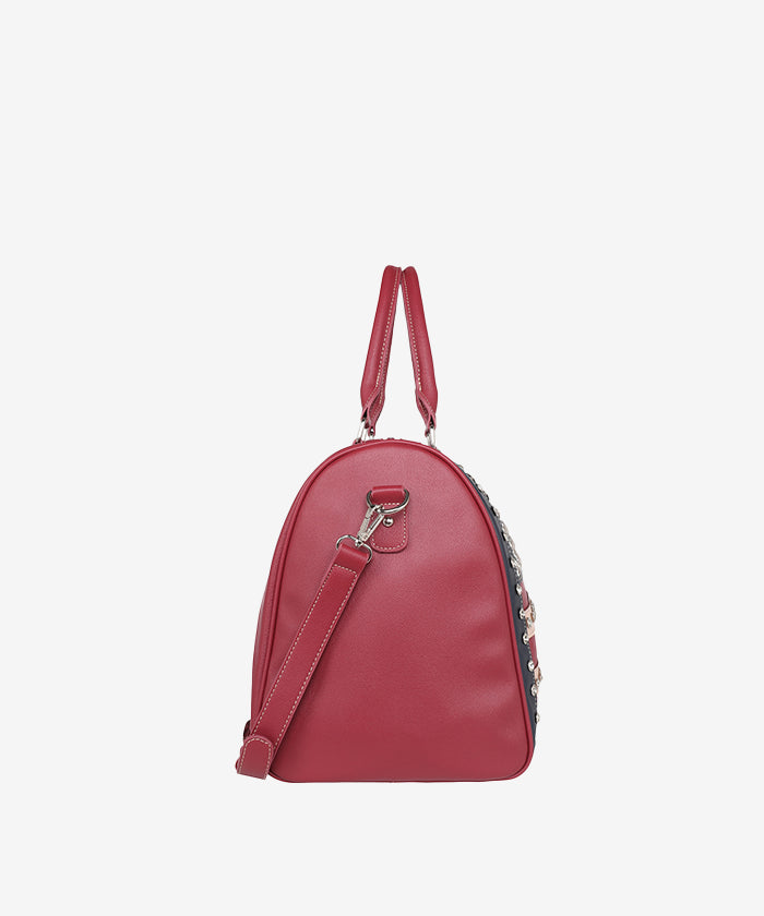 Montana West Studded American Flag Duffle Bag