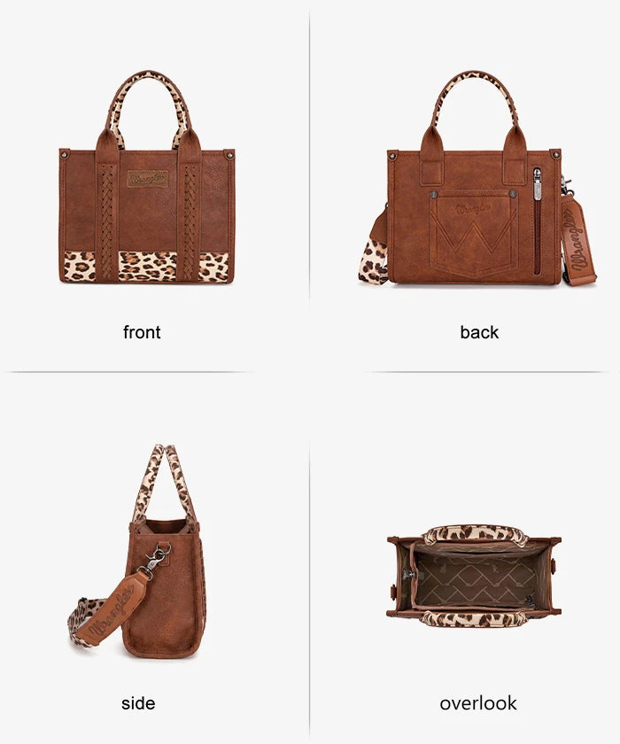 Wrangler Animal Print Concealed Carry Tote Bag
