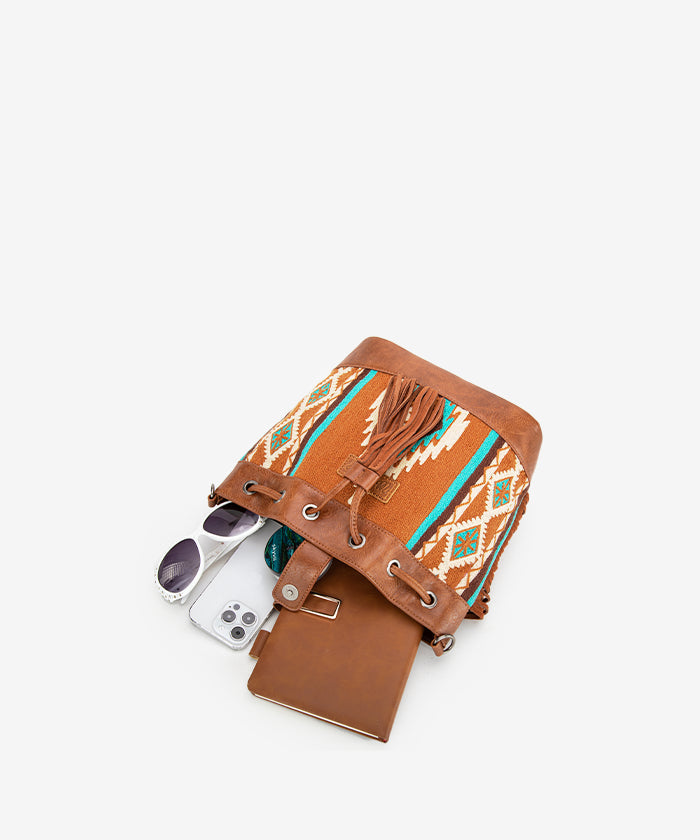 Wrangler Aztec Knitted Bucket Bag Collection