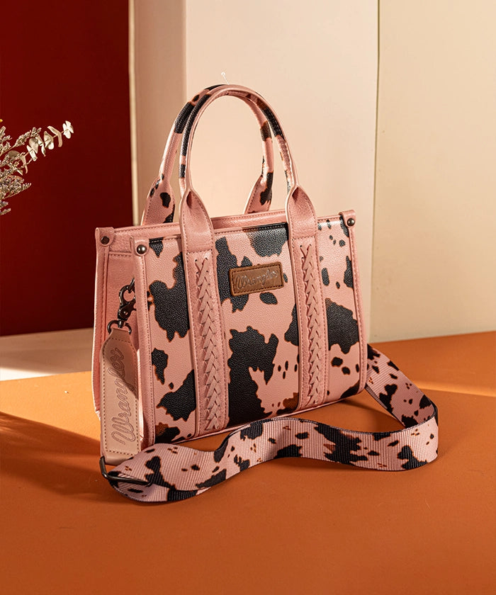Wrangler Cow Print Concealed Crossbody Bag