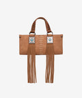Montana West Western Fringe Concho Mini Crossbody Bag