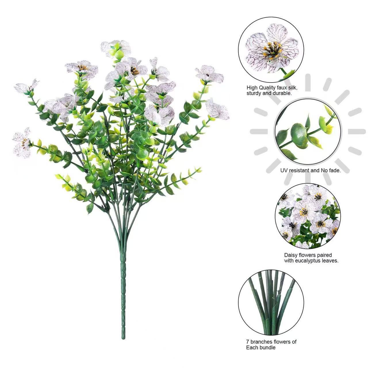 🌸Last Day Sale 49% OFF💐 UV Resistant Colorful Artificial Flower