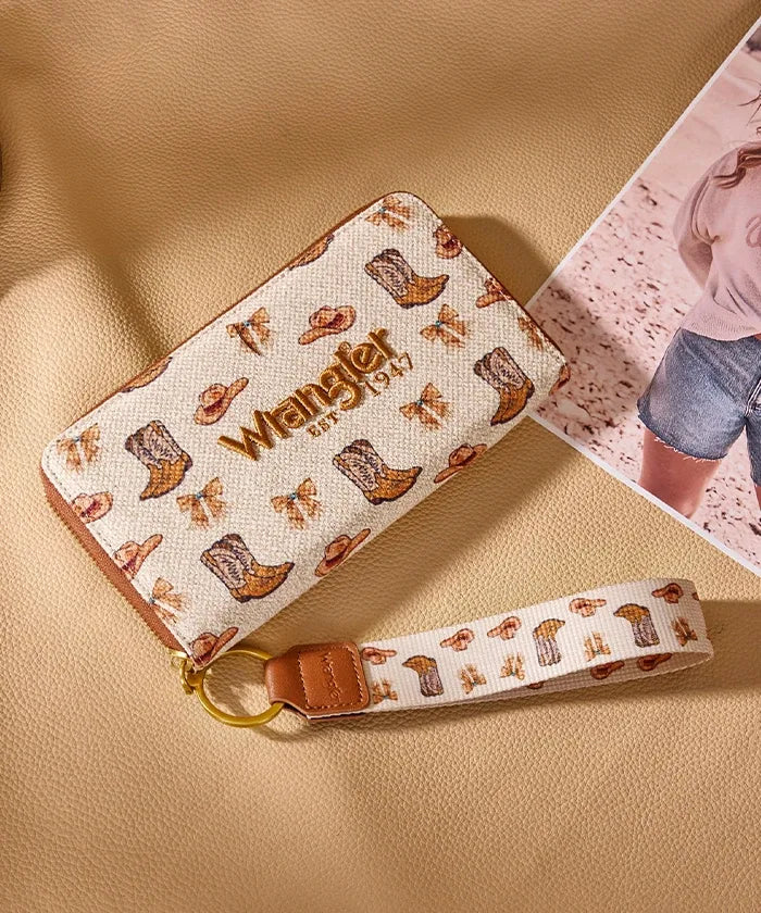 Wrangler Rodeo Icons Canvas Tote Bag