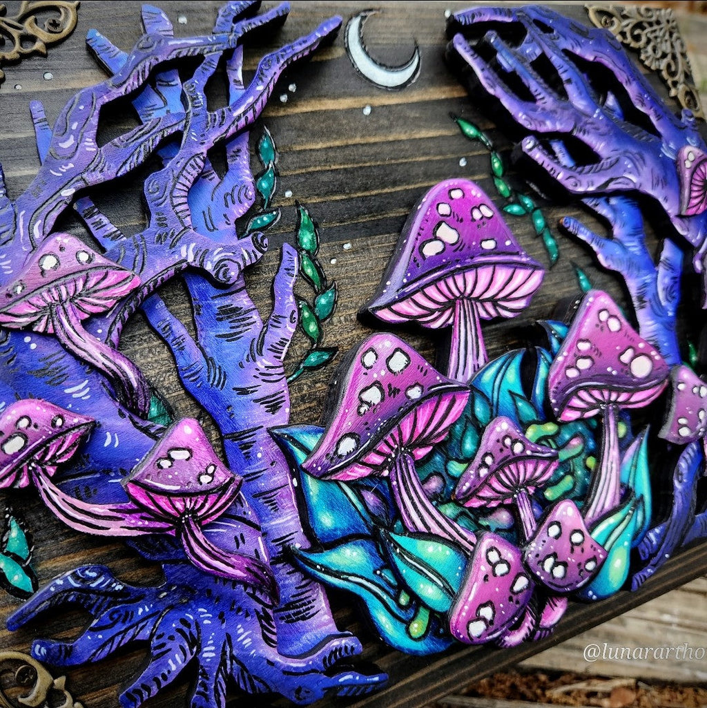 🌸Last Day Sale 49% OFF - Handmade Mushroom Forest Hidden Key Box (Free shipping)