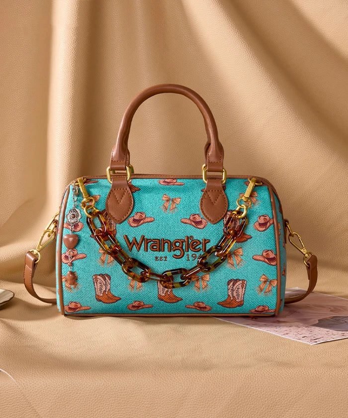 Wrangler Rodeo Icons Western Boston Bag