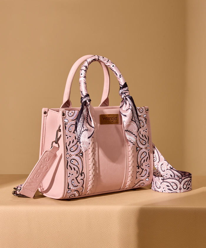 Wrangler Western Desert Paisley Tote Bag