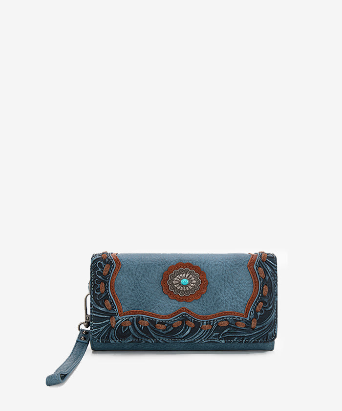 Trinity Ranch Floral Tooled Concealed Carry Tote Bag Collection