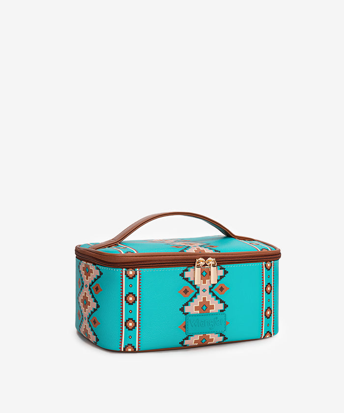 Wrangler Leopard PU Makeup Bag