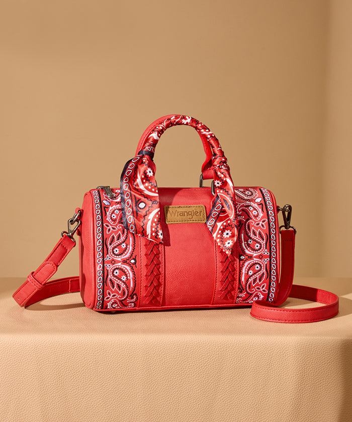 Wrangler Desert Paisley Boston Bag