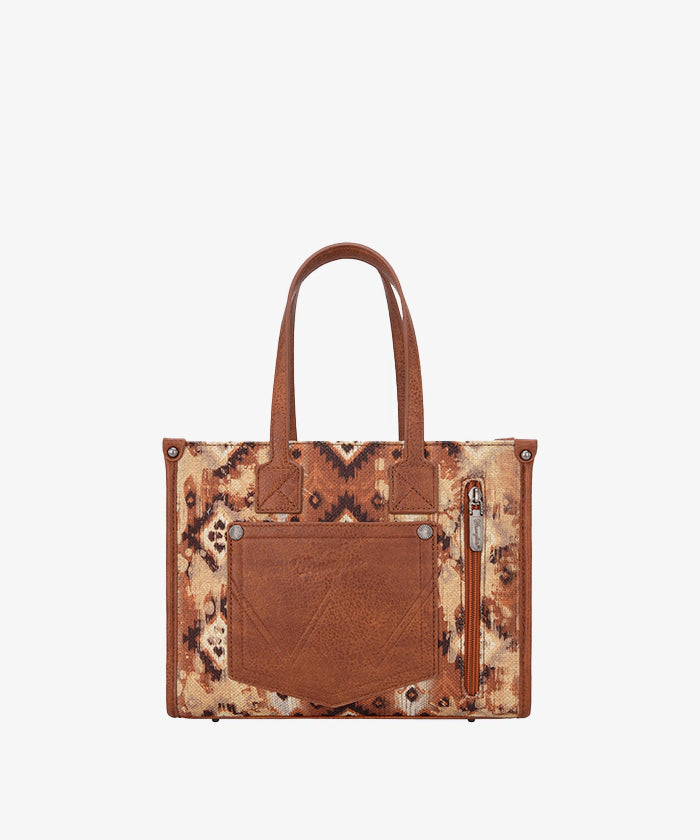 Wrangler Aztec Concealed Carry Canvas Tote Bag Collection