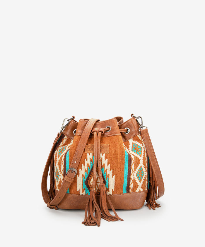 Wrangler Aztec Knitted Bucket Bag Collection