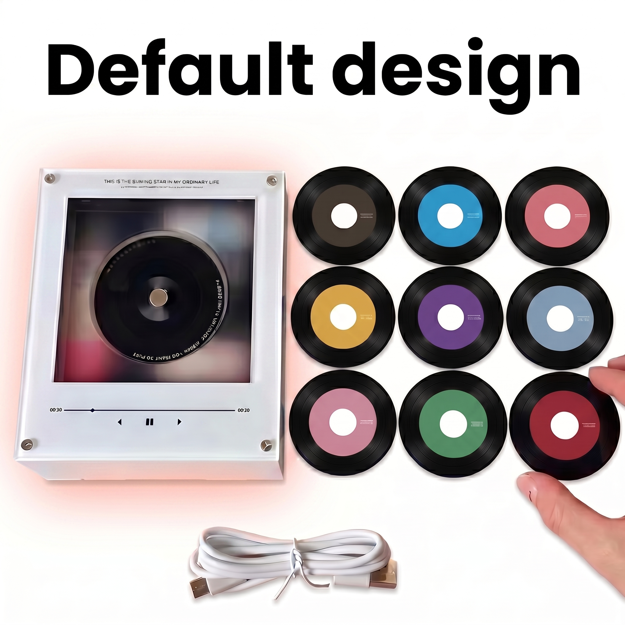 🎵 50% OFF – MagTunes Player Retro Magnetic Vinyl Music Player
