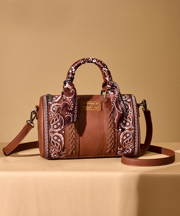 Wrangler Desert Paisley Boston Bag