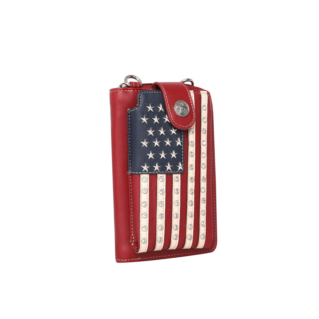 Montana West American Pride Phone Crossbody Bag