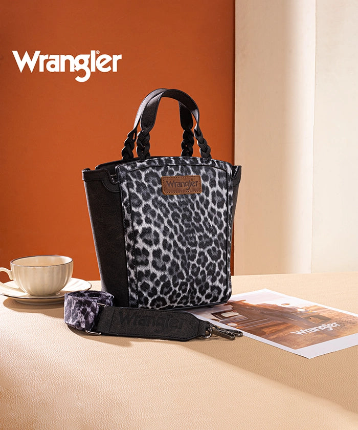 Wrangler Wildside Cheetah Top Handle Tote Bag