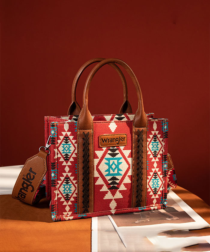 Wrangler Southwestern Crossbody Tote Bag