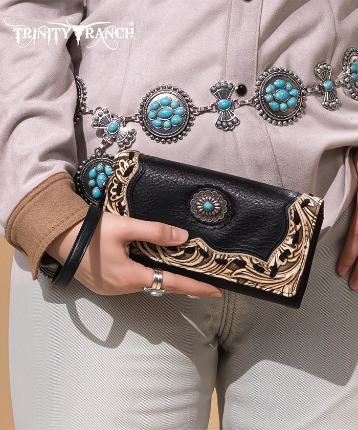 Trinity Ranch Floral Tooled Concealed Carry Tote Bag Collection