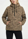 Limited time sale🔥Fleece-lined Waterproof Raincoat Hoodie With Kangaroo Pocket